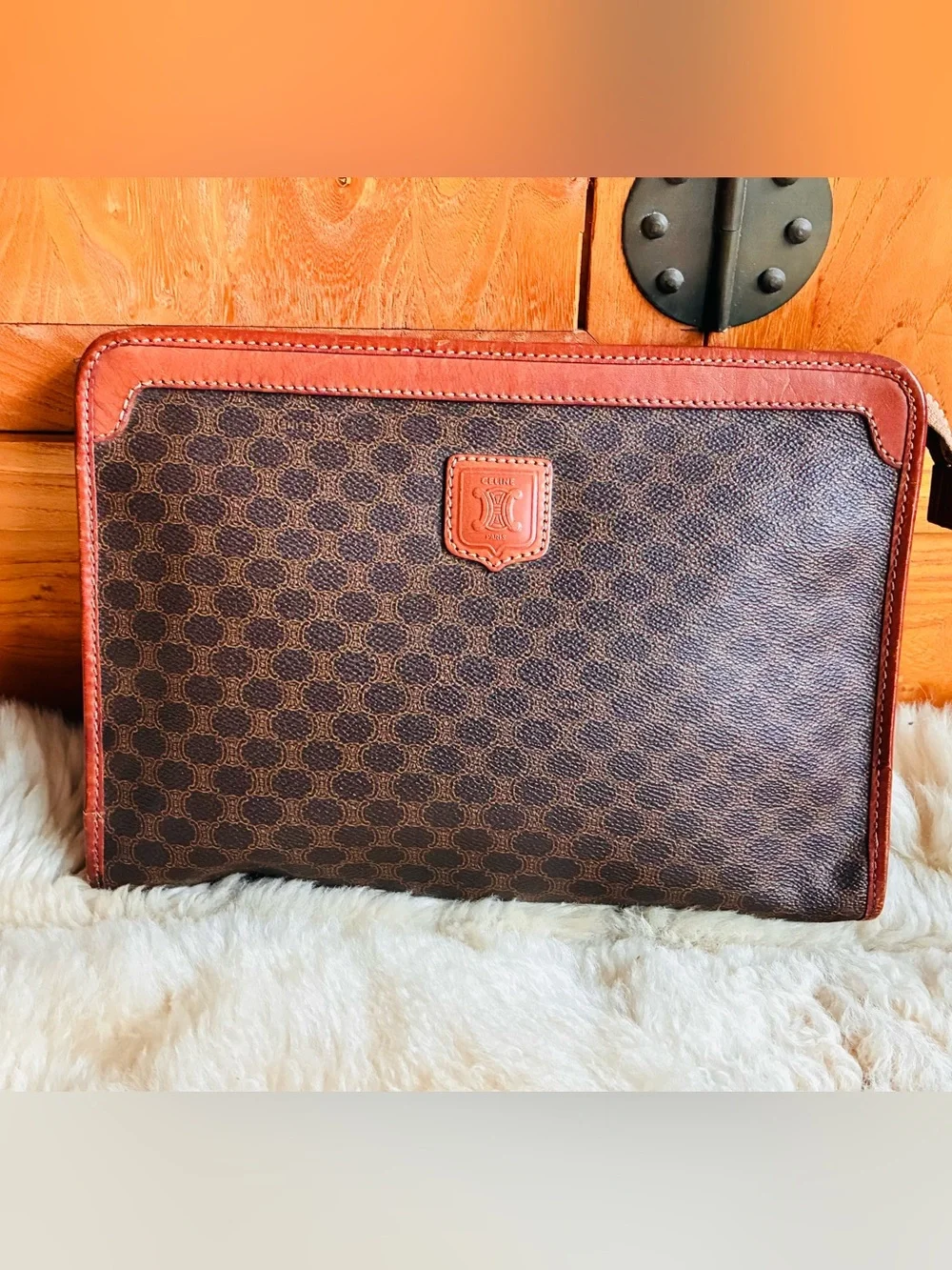 👨🏻💼Celine Macadam Celine Envelope Zippered Pouch Macadam vintage unisex